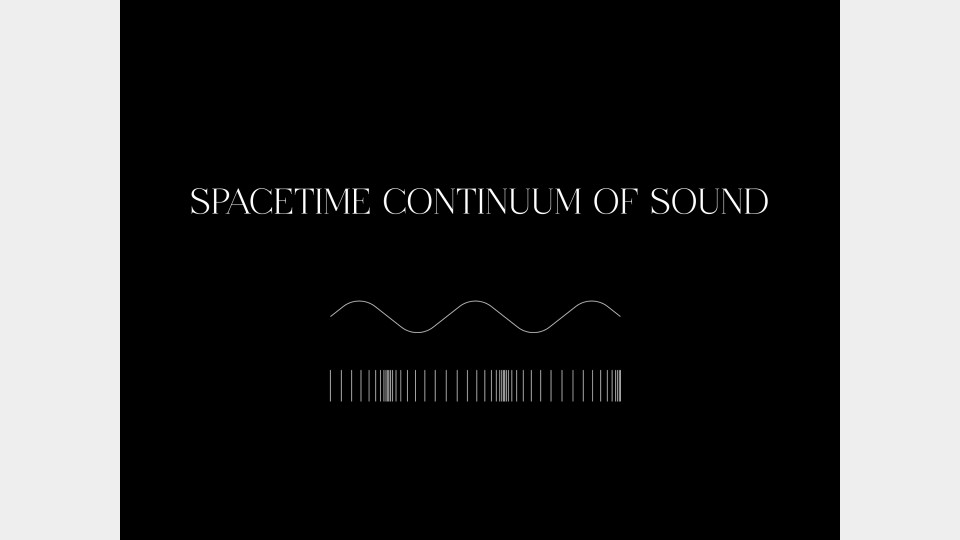 Spacetime Continuum of Sound